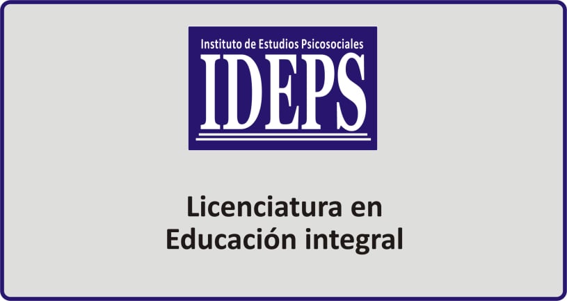 LICENCIATURA EN EDUCACION INTEGRAL, IDEPS ROSARIO, Cursos técnicos, carreras y profesorados a distancia